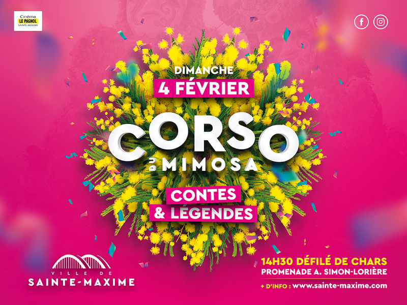 Corso du Mimosa Sainte-Maxime