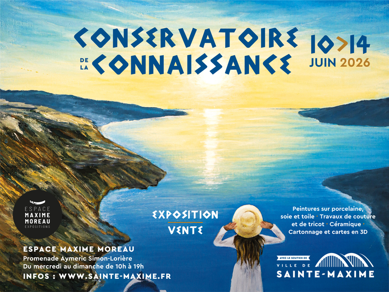 Exposition du conservatoire de la connaissance_Sainte-Maxime