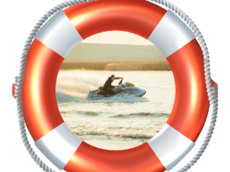 Randonnée Jet ski coucher de soleil