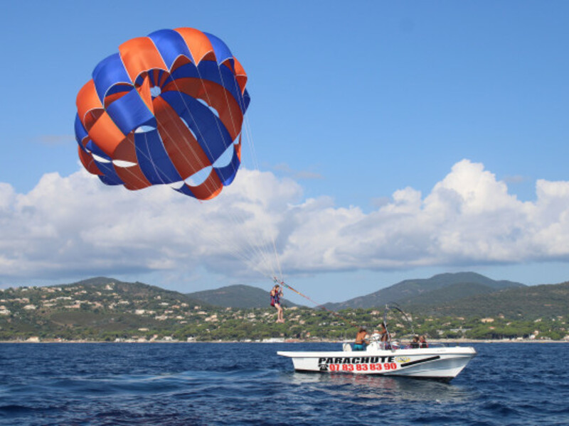 Vol en parachute ascensionnel -  plage de la Nartelle