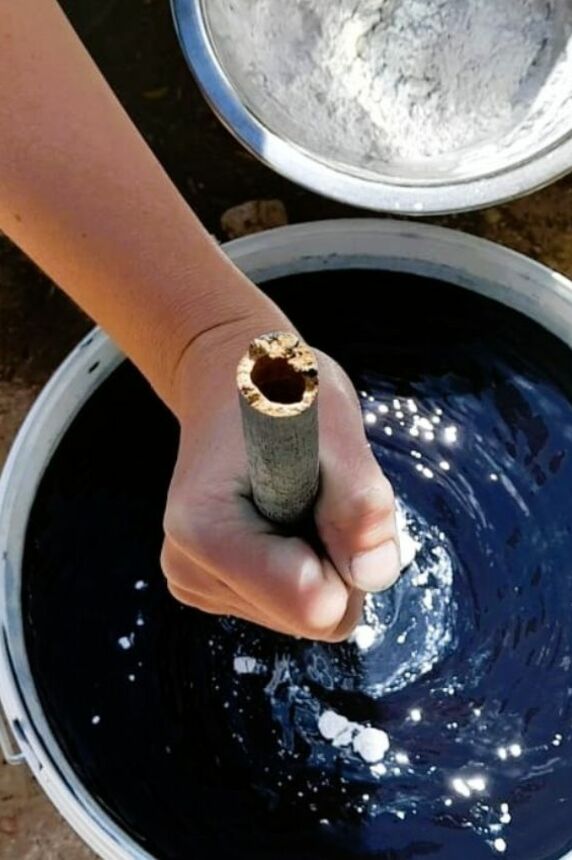 Atelier teinture : bogolan - petite palette magique pour artistes en herbe_Sainte-Maxime